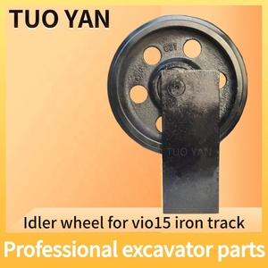 Kant Stock Graafmachine Onderstel Onderdelen Ledige Wiel Voor <span class=keywords><strong>Yanmar</strong></span> Vio15 Geleidingsrol Mini Digger Onderdelen Ym15 Looprol - Product Image 4