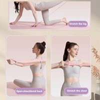 Agarraderas para Bandas de Resistencia en Forma de 8, Antideslizantes, Paquete de 3, para Entrenamiento de Brazos, Espalda y Hombros, Yoga, Pilates, Fisioterapia