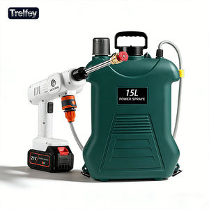 Pulvérisateur à dos électrique 15L, batterie lithium-ion rechargeable, pompe à pulvérisation agricole avec double filtre, chargeur rapide et longue <span class=keywords><strong>lance</strong></span> - Product Image 1