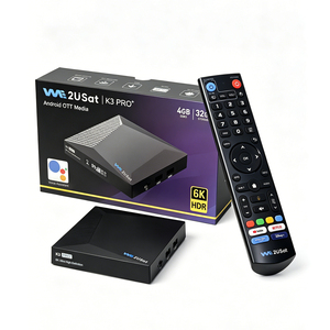 Factory Price We2ust K3 PRO+ <b>Android</b> 12.0 <b>TV</b> <b>Box</b> H618 4GB 32GB 6K Decoder Smart <b>Box</b> Wifi6 1000M LAN Ethernet VS Vseebox US Stick - Product Image 1