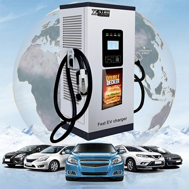 DC Fast Charger 120kW for Electric Vehicle Charging Station