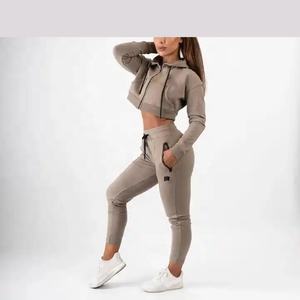 Pantaloni Sportivi da <span class=keywords><strong>Donna</strong></span> MS di Alta Qualità, Aderenti, in Cotone con Coulisse, per Corsa - Product Image 4