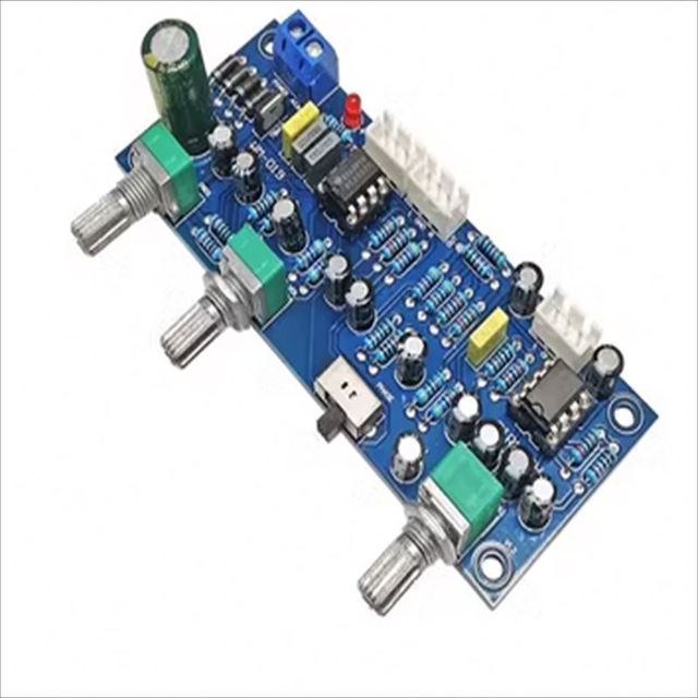 MLK Dual NE5532 Low-pass Filter Front Stage Board 2.1 Channel Phase Adjustable ultra Subwoofer Tone Board