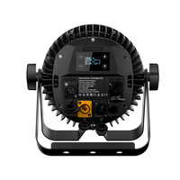 Projecteur LED plat CoralPar étanche 18x12W RGBWAUV 6-en-1 IP65 DMX512 pour éclairage de scène extérieur, mariages, DJ, clubs et événements