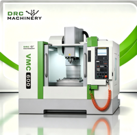Centre d'usinage vertical CNC 3 axes DRC MACHINERY Mini VMC600 BT40, haute précision, broche simple 8000 tr/min, garantie 1 an