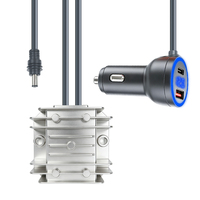 Chargeur de véhicule Starlink Mini en alliage d'aluminium 105W |   Voltmètre LED Plug & Play pour véhicules 12V/24V