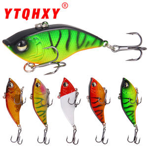 Leurre Vibra 15g 5.5cm, appât dur avec hameçon triple pour la pêche en eau douce, leurres de fond, longue portée, leurre coulant - Product Image 3