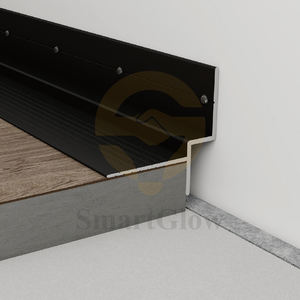 Modern tasarım Metal dekoratif alüminyum LED süpürgelik kalıplama gizli süpürgelik mutfak banyo LED ışık alçı profilleri - Product Image 4