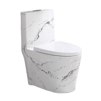 WC monobloc en céramique de haute qualité, à double chasse d'eau, avec siphon en P ou en S, fabriqué en Chine