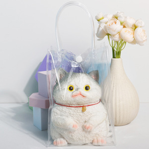 <span class=keywords><strong>Gato</strong></span> Squishy Hecho a Mano, Juguete Antiestrés, Regalo Perfecto para Relajación y Diversión, Llavero - Product Image 5