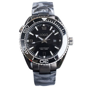 High Quality Men's Round Quartz <b>Watch</b> with Date Function <b>Waterproof</b> Alloy Casual 42mm Dial Diameter 22mm Band Width - Product Image 4