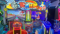 Yuejin 2 joueurs simulateur vidéo Machine de jeu d'arcade de course de moto à jetons