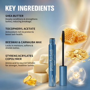 <span class=keywords><strong>Mascara</strong></span> <span class=keywords><strong>waterproof</strong></span> en gros pour maquillage des yeux, facile à enlever, volume et longueur supplémentaires, hypoallergénique, logo personnalisé, <span class=keywords><strong>mascara</strong></span> végétalien en fibres - Product Image 5