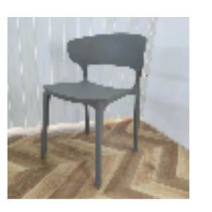 Chaise de salle à manger moderne et simple en PP 36910-A669 36910-A670 36910-A671 - Product Image 3