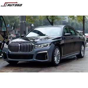 Kit carrosserie pour <span class=keywords><strong>BMW</strong></span> 7 G12 mise à niveau vers G12 Lci MT pare-chocs avant arrière grille phare arrière jupe latérale capot garde-boue diffuseur tuyau - Product Image 4