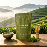 Sachet de café personnalisé de qualité alimentaire 500g, pochette refermable en aluminium avec valve de dégazage, résistant à l'humidité