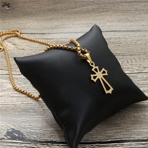 <b>Cross</b> Pendant Necklace Zinc Alloy Unisex Fashion Jewelry Gift - Product Image 4