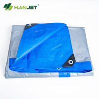 Bâche HANJET en polyéthylène PE enduit, imperméable, ignifuge, anti-moisissure, anti-UV, unie, double face, résistante aux déchirures, pour garçons et filles