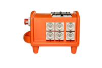 Tableau de distribution industriel 63A / Boîtier de distribution portable australien avec prises 6x15A et 2x32A, protection RCD et RCBO