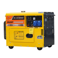 Générateur diesel silencieux 50/60Hz 8kva monophasé insonorisé 3kva 5kva 6kva 7kva 8kva 9kva 220V 380V pour la maison