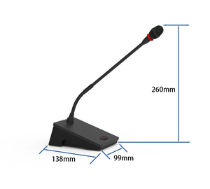 Système de conférence audio personnalisé OEM et ODM Microphone cardioïde à condensateur filaire pour salles de conférence avec 1 an de garantie - Product Image 2