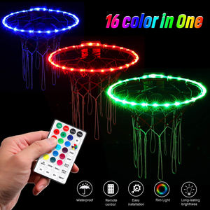 Luz LED de aro de baloncesto impermeable Super brillante Control remoto noche al aire libre baloncesto llanta luces aro luces - Product Image 2