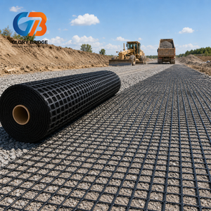 Géogrille plastique bidirectionnelle pour la protection des berges <span class=keywords><strong>de</strong></span> rivière, les murs <span class=keywords><strong>de</strong></span> soutènement et le renforcement pour améliorer la stabilité - Product Image 1