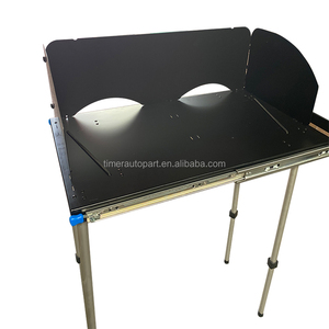 4x4 Truck Bed Outdoor Furniture Portable Aluminum Folding Cooking <strong>Table</strong> Heat Resistant <strong>Storage</strong> for Campervan SUV <strong>Camp</strong> Cupboard - Product Image 3