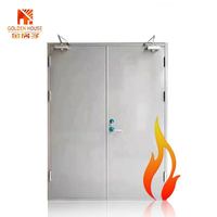 Portes Modernes Économiques pour Hôtels, Cinémas et Théâtres, 34DB, Cadre en Acier, Silencieuses, Double Isolation Acoustique, Métalliques avec Barre de Poussée, Finies