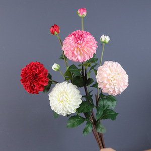 Flores Artificiales de Seda Retro al por Mayor de Fábrica, <span class=keywords><strong>Centro</strong></span> de Mesa para el Hogar, Decoración para Bodas y Fiestas en Hoteles - Product Image 4