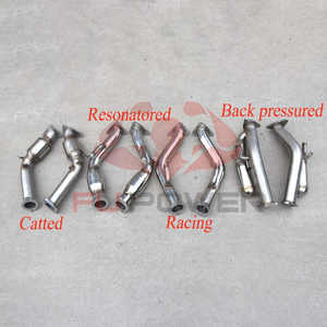 Tubos de bajada de resonador de escape de titanio 370Z 350Z VQ35HR Infiniti G35 G37 q60 VQ37VHR Tubo de prueba - Product Image 6
