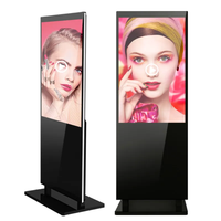 Kiosque LED sur pied de 32 pouces pour intérieur, système Android/PC, écran tactile capacitif LCD, indice de protection IP65, animations graphiques pour ascenseurs