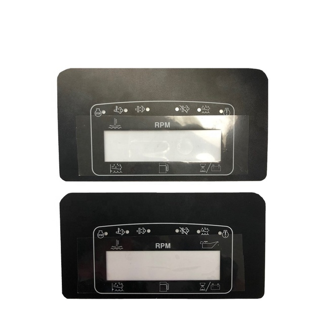 Capacitive membrane switch touch panel overlay printed silver trace gasket touch feeling keypad keyboard