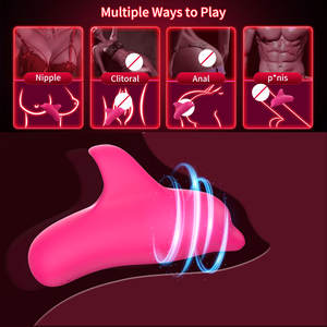 Vibrador de Dedo con Forma de Delfín con 10 Frecuencias de Vibración; Producto de Masturbación Femenina; Juguete Sexual de Masturbación Femenina. - Product Image 6