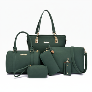 Nouvel ensemble de sacs multi-pièces pour femmes 2025 – Sacs à main, sacs bandoulière et sacs à l'épaule tendance pour femmes avec fermeture éclair et doublure en polyester - Product Image 1