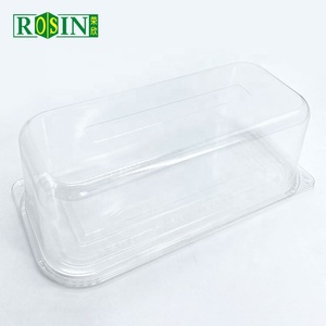 Tùy chỉnh dùng một lần thermoforming rõ ràng cấp thực phẩm Pet hình chữ nhật 5L <span class=keywords><strong>Ice</strong></span> <span class=keywords><strong>Cream</strong></span> hộp nhựa với nắp - Product Image 2