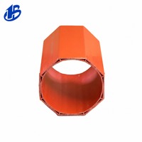 Conduit de câble électrique en PVC orange certifié, longueur personnalisée, vente en gros directe usine, pour câbles souterrains