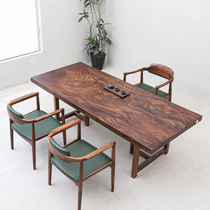 South American Walnut Board Solid <strong>Wood</strong> Large Board Whole Board Tea Table Dining Table Panel Solid <strong>Wood</strong> Office <strong>Desk</strong> - Product Image 4