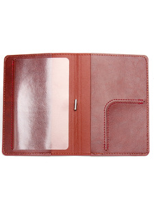 Cartera de Viaje de PU con Logotipo Personalizado para Promociones, Fundas para Pasaportes de Estilo Vintage para Regalos Empresariales, Regalo Personalizado con Nombre de Marca para Agencia de Viajes - Product Image 4