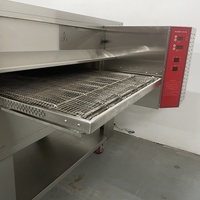 Four à pizza à gaz avancé avec chauffage assisté par air, grande capacité, à bande transporteuse