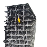 Plancher en treillis d'acier renforcé TD4-90, hauteur de treillis 70 mm, coffrage permanent économique pour mezzanine de bâtiment de bureaux