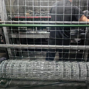 Valla de ciervo de malla de bloqueo apretado galvanizado de 2,5mm Valla de campo de rollo de 50M para alimentar ganado en granja agrícola - Product Image 6