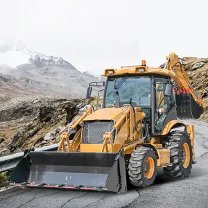 मुफ़्त शिपिंग रेट्रोएक्सकैवाडोरा 4X4 बैकहो लोडर सीई यूरो 5 ईपीए डिगर लोडर