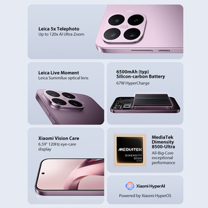 สมาร์ทโฟน Xiaomi 17T 5G รุ่น Global ดั้งเดิม ชิปเซ็ต MTK Dimensity 8500-Ultra หน้าจอ AMOLED 6.59 นิ้ว 120Hz กล้อง Leica 50MP แบตเตอรี่ 6500mAh รองรับชาร์จไว 67W - Product Image 2