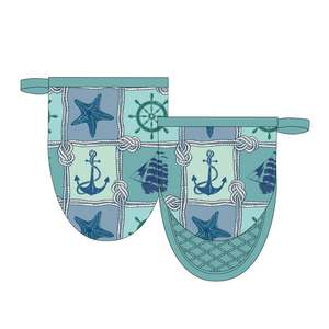 Nouveauté coton imprimé Silicone résistant à la chaleur écologique mitaines <span class=keywords><strong>de</strong></span> four conception drôle lave-vaisselle pour la cuisson cadeaux cuisine - Product Image 3