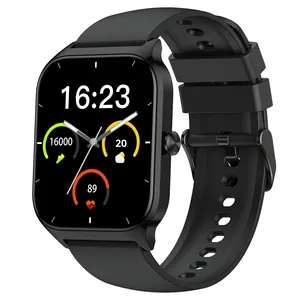 Biyimei P125 Smartwatch Quadrato iOS con Monitoraggio in Tempo Reale di Frequenza Cardiaca e Ossigeno nel Sangue, Modalità Sport, Chiamate, Impermeabile, Cinturino in Silicone - Product Image 3