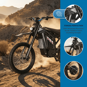 Bicicleta Eléctrica de Montaña con Neumáticos Gruesos de 70/100-19 Pulgadas, 3000W, 250N.M de Torque, 72V 36Ah, Frenos de Disco, <span class=keywords><strong>E</strong></span>-MTB para Adultos, para Ciclismo Todoterreno - Product Image 3