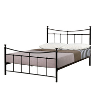 Vente en gros d'usine, OEM personnalisé, lit double king size moderne à prix abordable, base de lit en métal