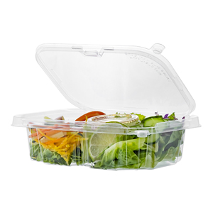 Récipients rectangulaires 24 OZ à charnière empilables de conception à clapet d'excellente qualité pour la nourriture de sushi recyclable - Product Image 4