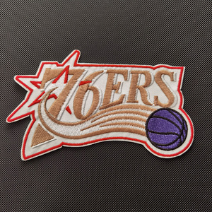 American Basketball <span class=keywords><strong>Eastern</strong></span> ConferenceバスケットボールパッチIron on Sports Teamロゴ刺繍バスケットボールパッチ衣料品